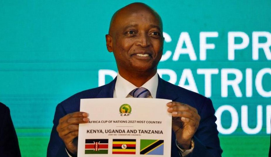 CAF President Patrice Motsepe discussing Uganda’s AFCON 2027 preparations