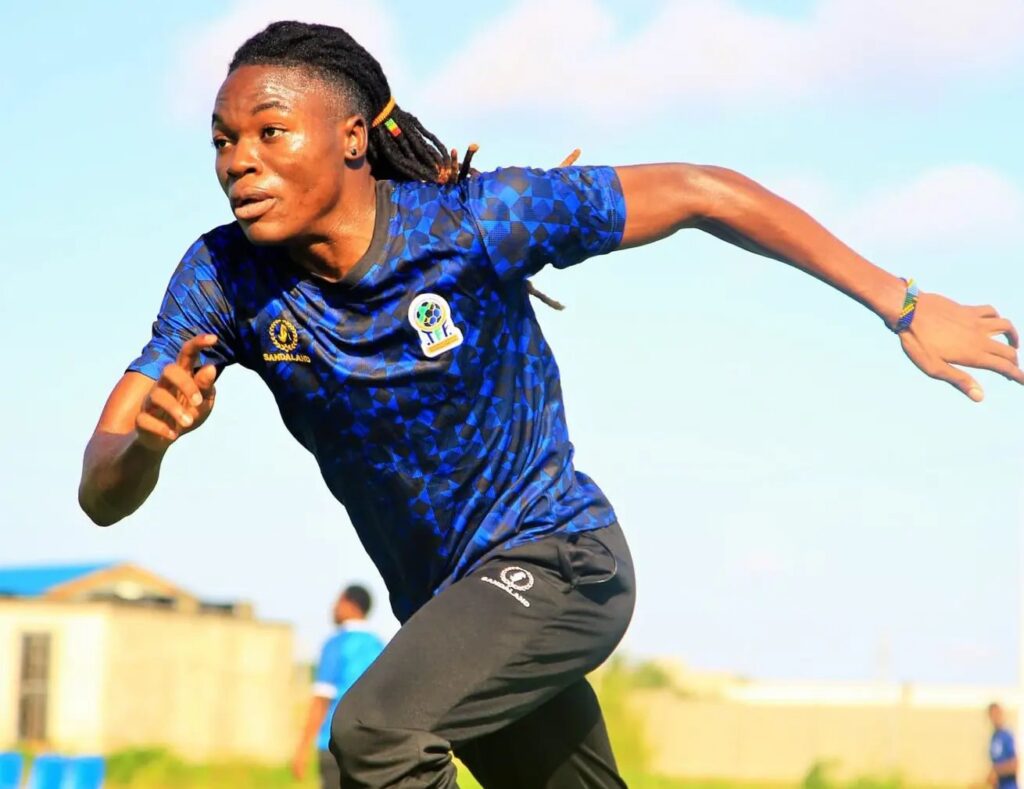 Tanzania striker Clara Luvanga after completing her transfer from Al-Nassr to Washington Spirit.