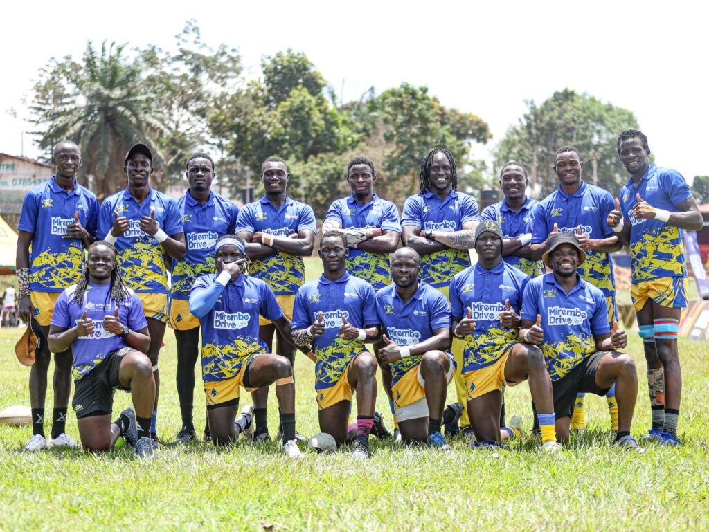 Heathens and Thunderbirds celebrate winning the 2026 Uganda National 7s Series titles