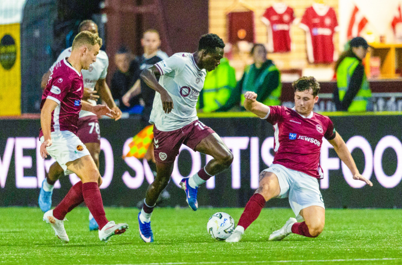 Rogers Mato in action for Hearts as Ugandan clubs consider the value of sell-on clauses