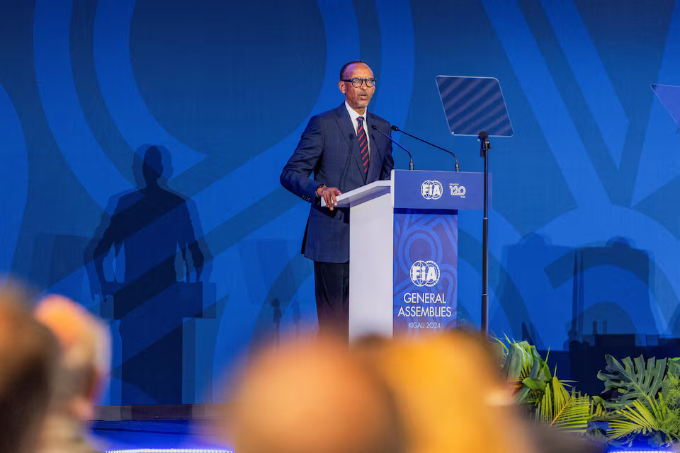 Speaker addresses the FIA General Assemblies in Kigali as Rwanda pushes to host a Formula 1 Grand Prix