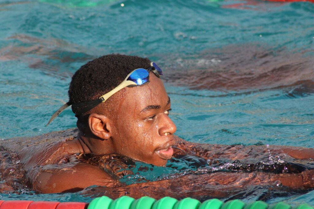 Uganda swimmer Peterson Inhensiko, selected for four events at the Dakar 2026 Youth Olympic Games.