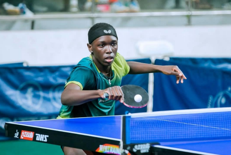 Uganda's former world No. 1 table tennis player Joseph Sebatindira in action ahead of the Dakar 2026 Youth Olympic Games.